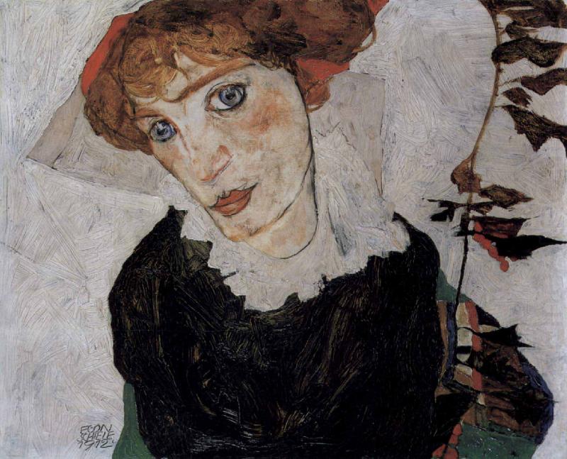 Egon Schiele Portrait of Wally china oil painting image